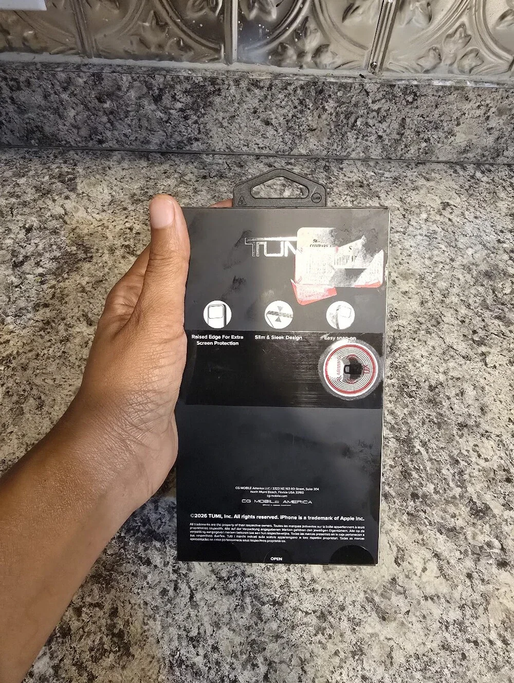 New TUMI Apple iPhone 17 Pro Max Magsafe Phone Black Case